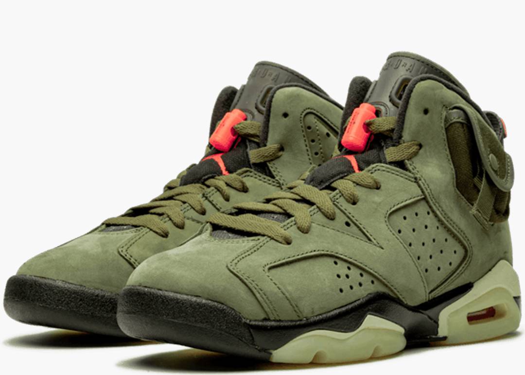 JORDAN 6 RETRO TRAVIS SCOTT OLIVE