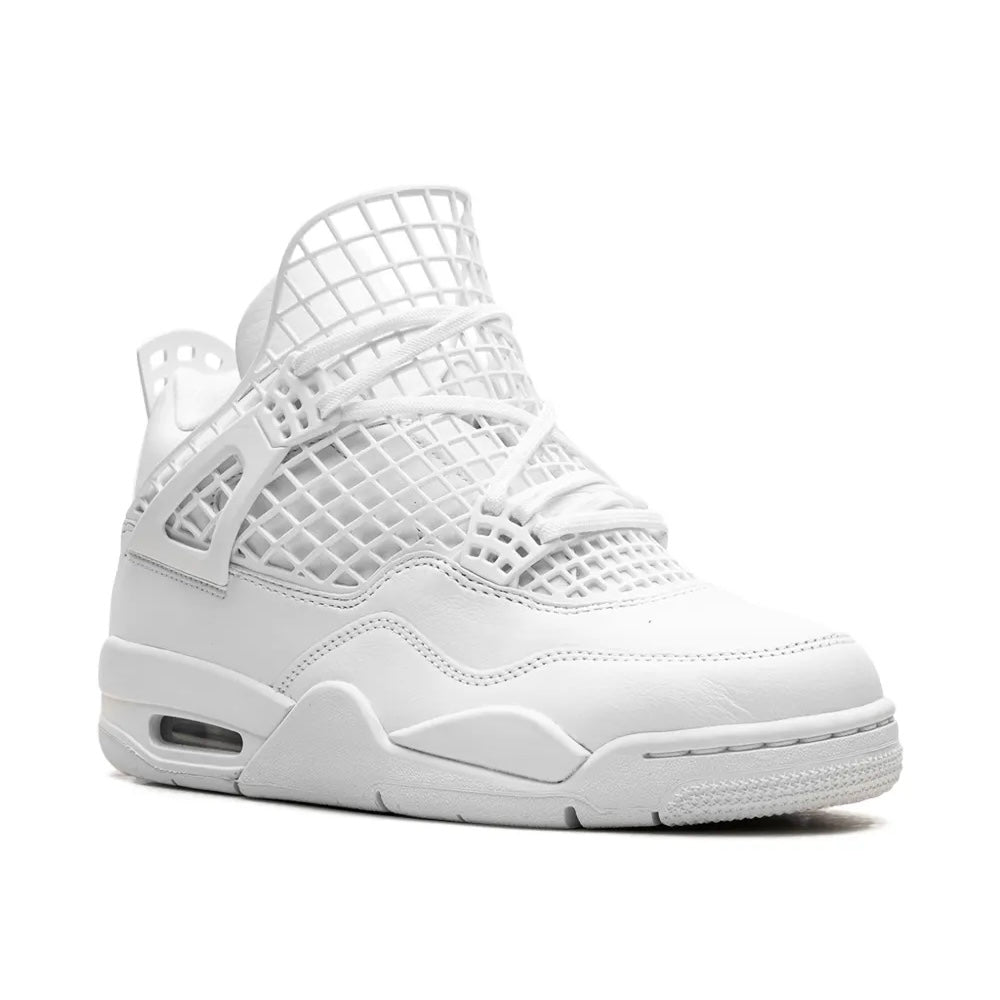 Jordan 4 Net Triple White