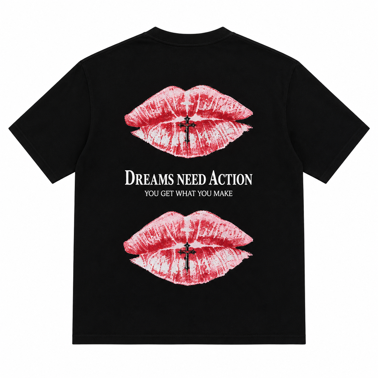 T-Shirt stampa DREAM NEED ACTION
