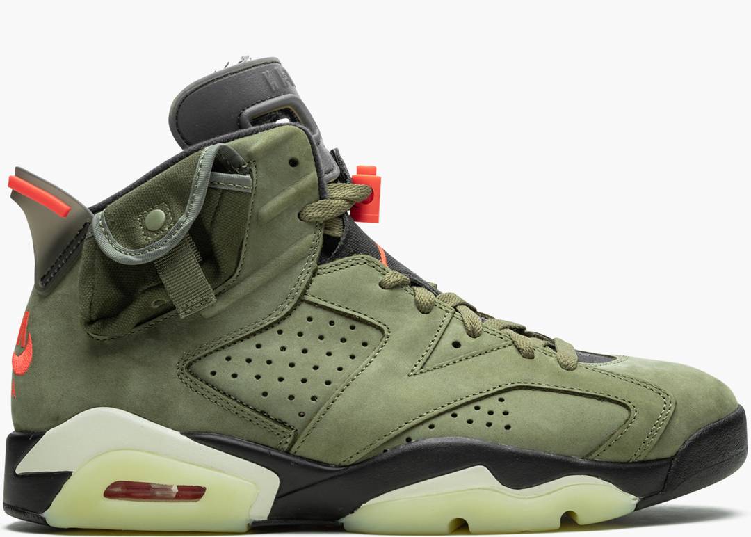 JORDAN 6 RETRO TRAVIS SCOTT OLIVE