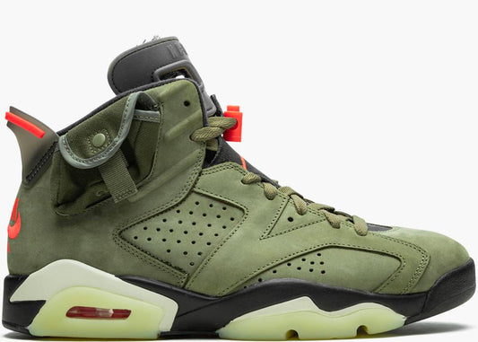 JORDAN 6 RETRO TRAVIS SCOTT OLIVE
