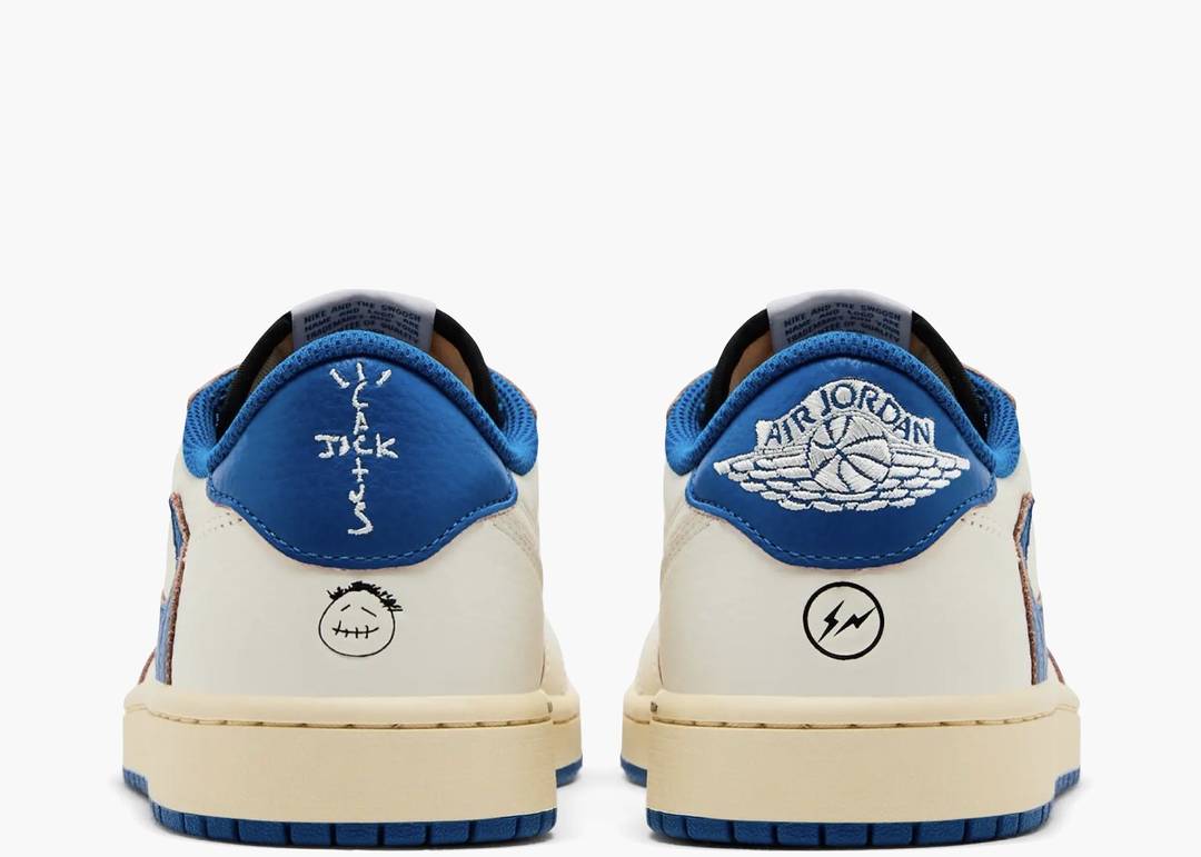 JORDAN 1 LOW SP TRAVIS SCOTT SAIL MILITARY BLUE x FRAGMENT