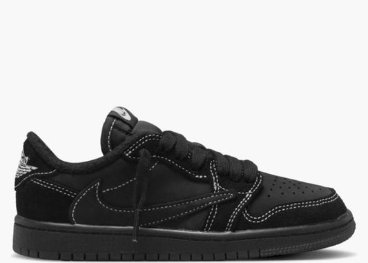 JORDAN 1 LOW OG SP TRAVIS SCOTT PHANTOM BLACK (PS)