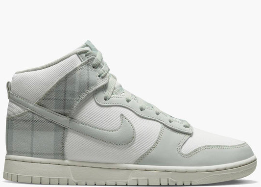 DUNK HIGH TARTAN PLAID WHITE LIGHT GREEN