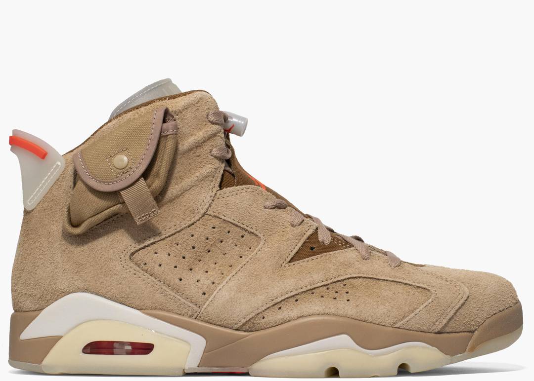 JORDAN 6 RETRO TRAVIS SCOTT BRITISH KHAKI