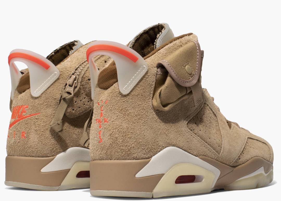 JORDAN 6 RETRO TRAVIS SCOTT BRITISH KHAKI