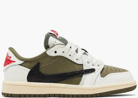 JORDAN 1 LOW OG MEDIUM OLIVE x TRAVIS SCOTT (PS)