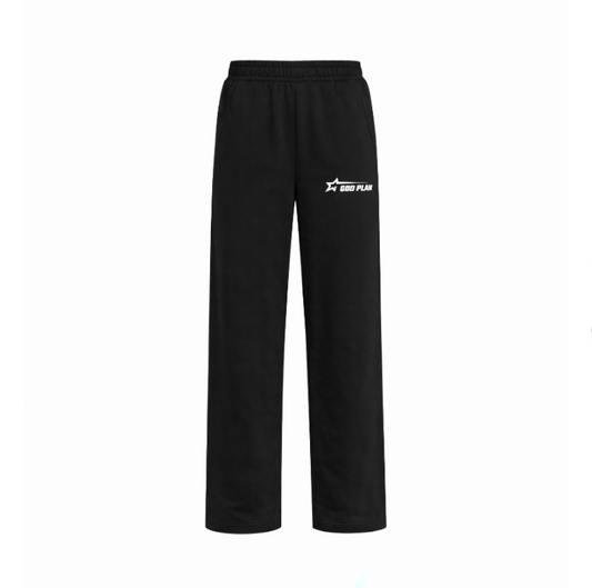 GOD PLAN PANTALONE FONDO AMPIO NERO