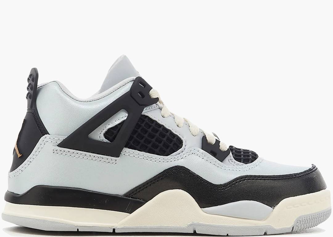 Nike Jordan 4 Retro Platinum Gold PS Kids