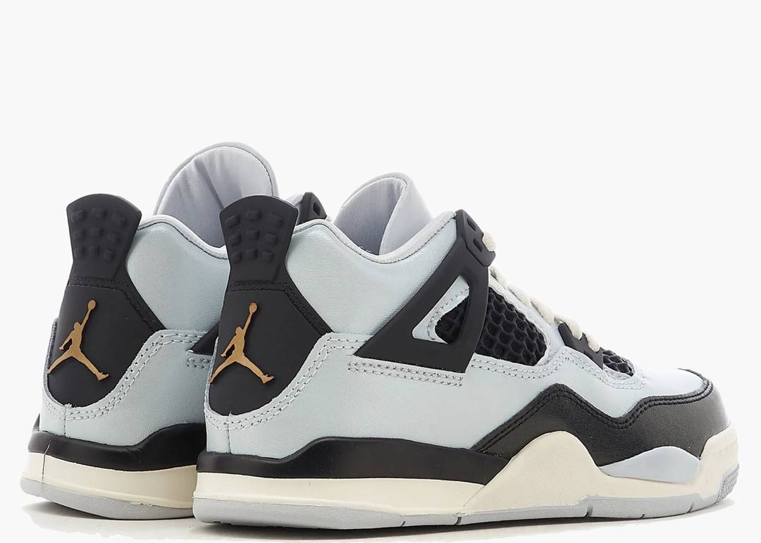 Nike Jordan 4 Retro Platinum Gold PS Kids