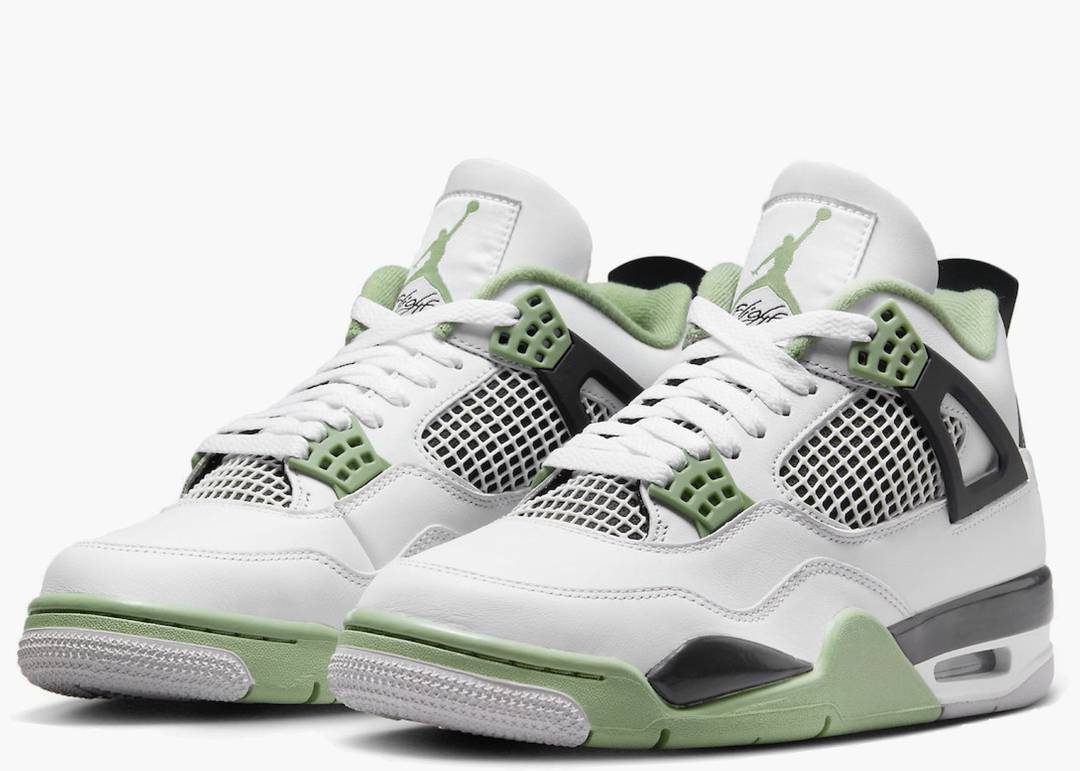 Air Jordan 4 Retro Oil Green Seafoam